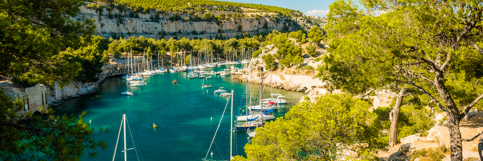 La calanque Port Miou - Clanques Cassis | MarseilleTourisme.fr