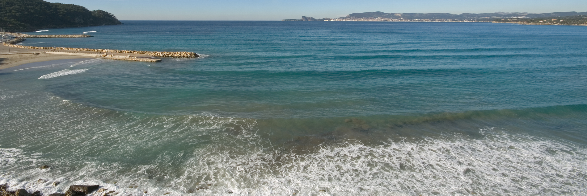 Saint Cyr Sur Mer Beach A Clean Quality And Certified