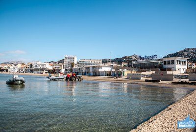 La plage de la Pointe Rouge