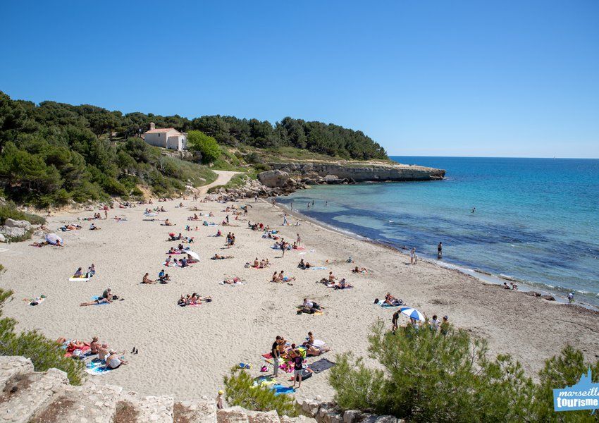 Plage Sainte Croix La C te Bleu MarseilleTourisme fr